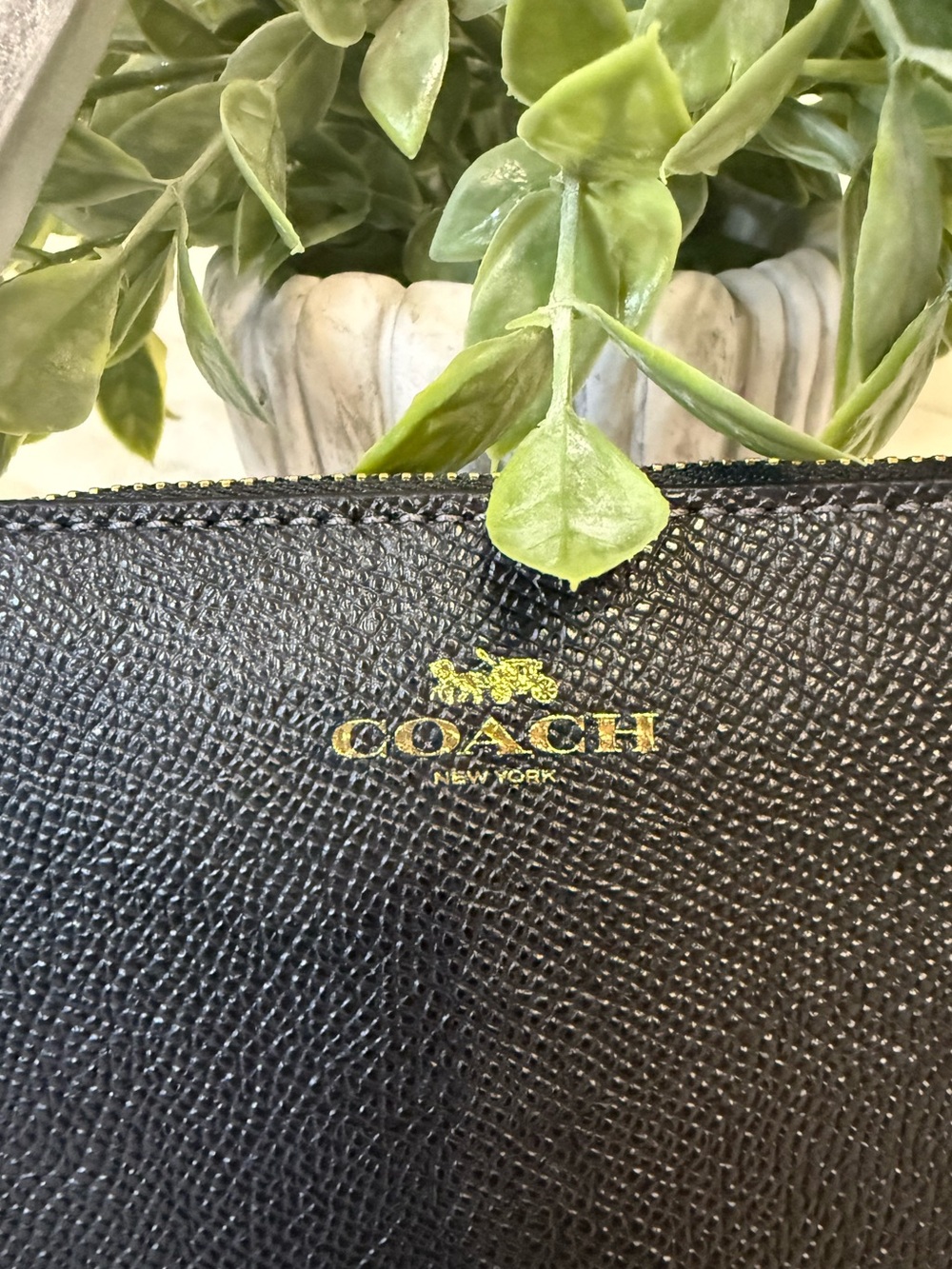 Coach Corner Zip Wristlet - Picture 2 of 11